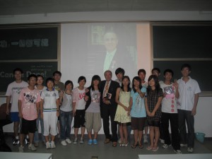 A happy group after my speech at Sun Yat Sen University, CHINA