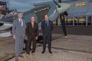 Graham at Biggin Hill for his speech to the Sevenoaks Chamber of Commerce